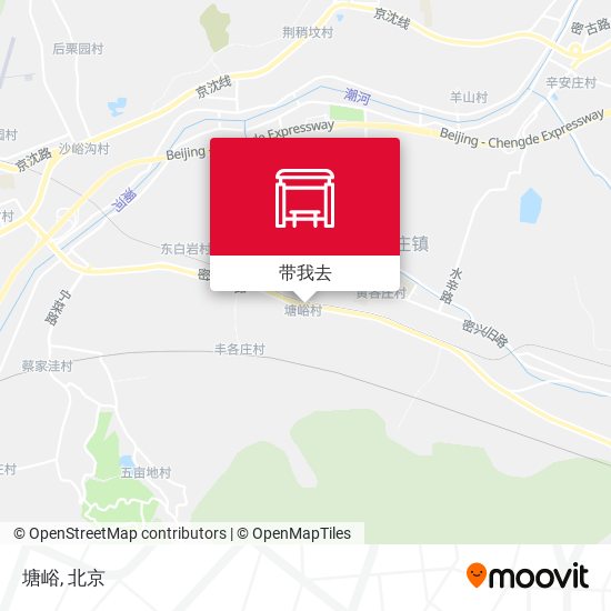 塘峪地图