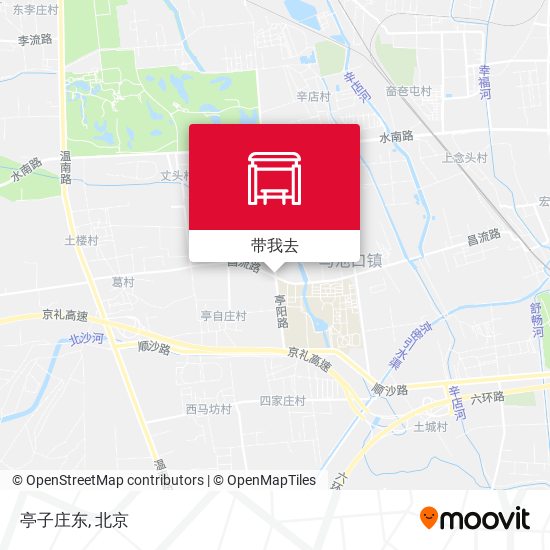 亭子庄东地图