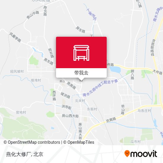 燕化大修厂地图