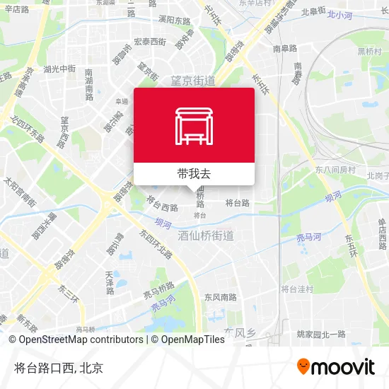 将台路口西地图