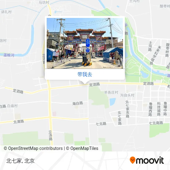 北七家地图