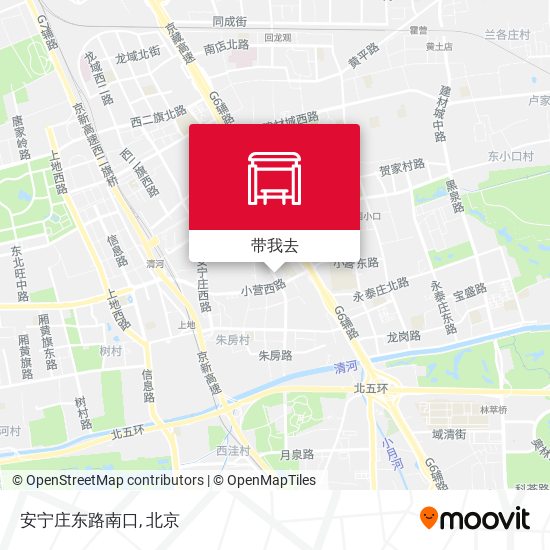 安宁庄东路南口地图