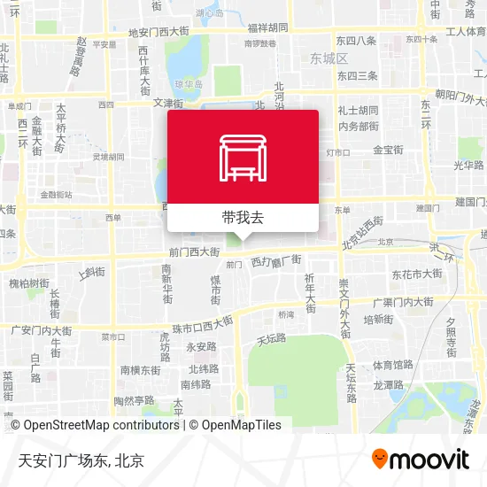 天安门广场东地图