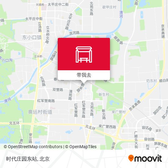 时代庄园东站地图
