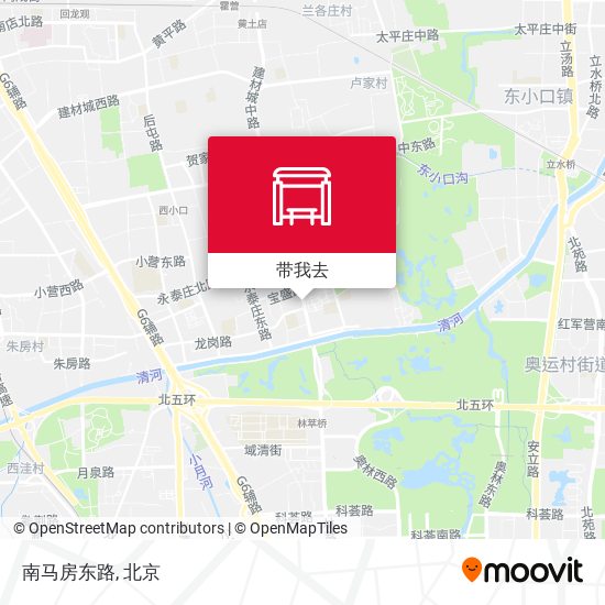 南马房东路地图
