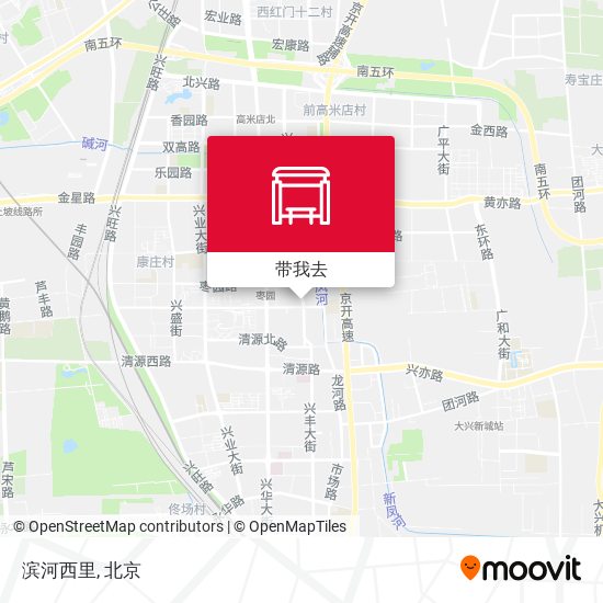 滨河西里地图
