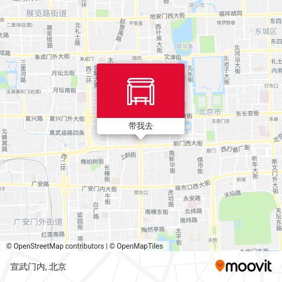 宣武门内地图