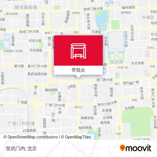宣武门内地图