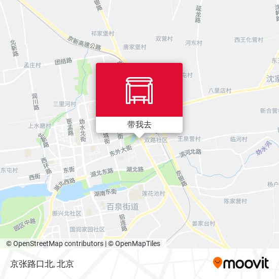 京张路口北地图