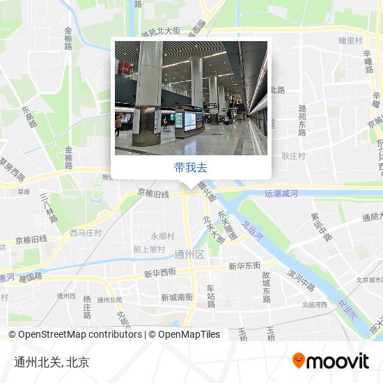 通州北关地图