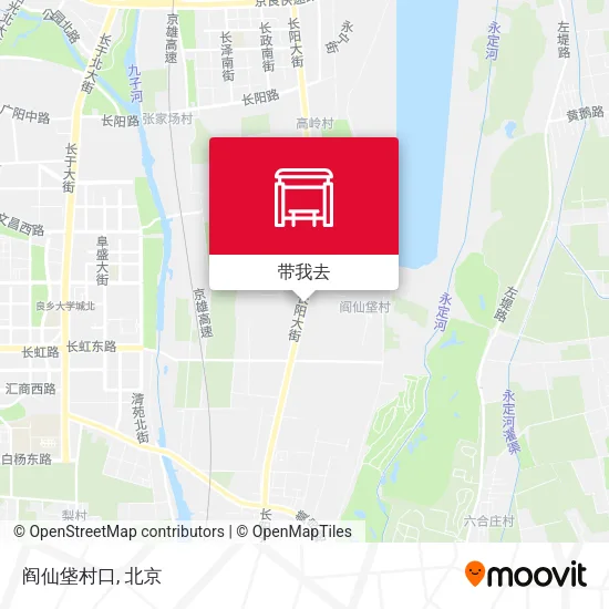 阎仙垡村口地图