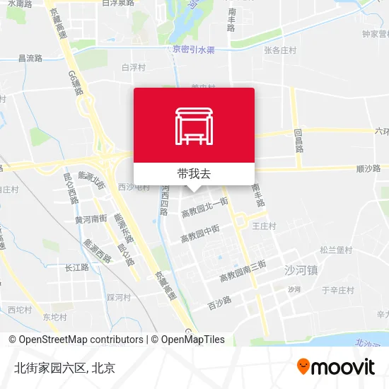 北街家园六区地图