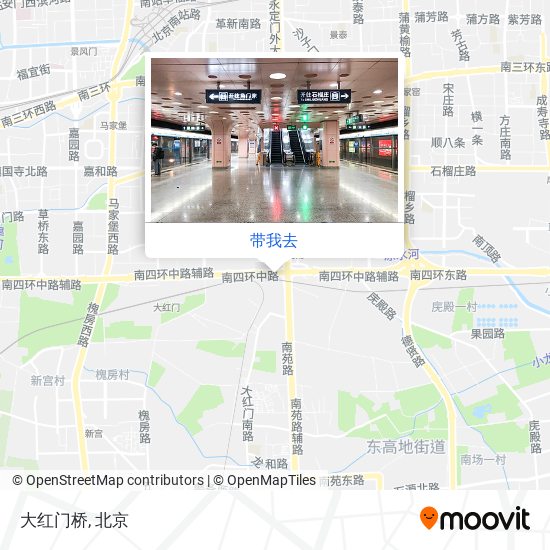 大红门桥地图