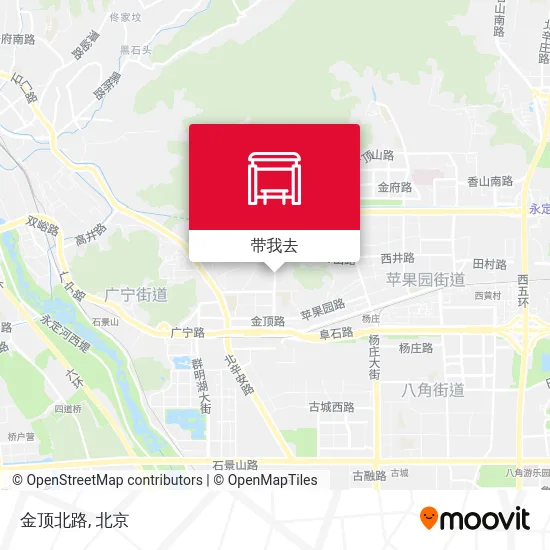 金顶北路地图