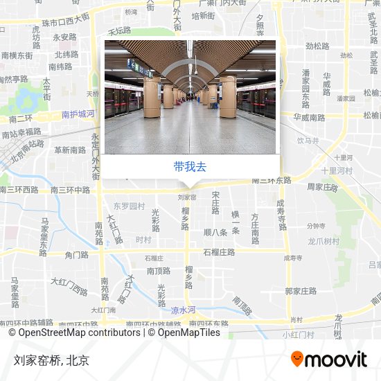 刘家窑桥地图