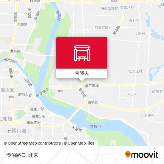 俸伯路口地图
