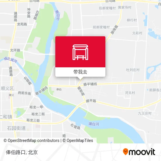 俸伯路口地图