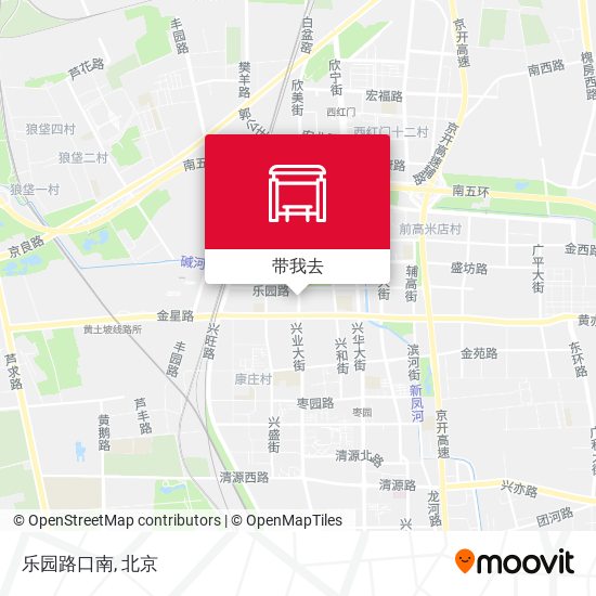 乐园路口南地图