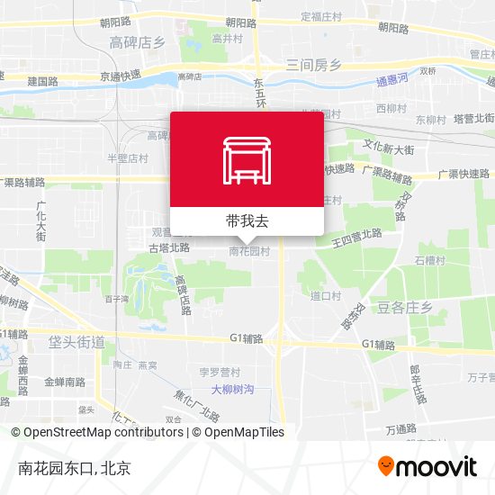 南花园东口地图