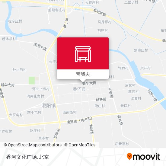 香河文化广场地图