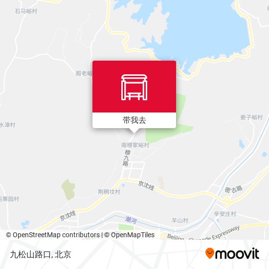 九松山路口地图