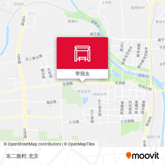 东二旗村地图