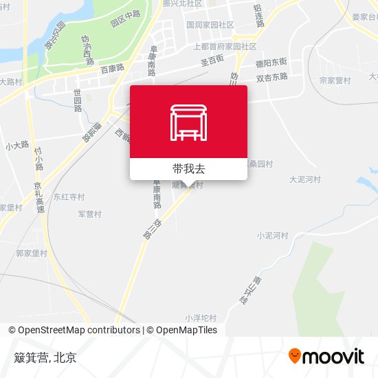 簸箕营地图