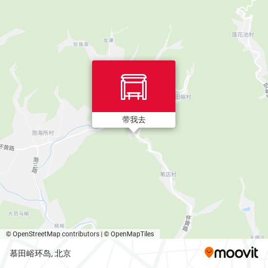 慕田峪环岛地图