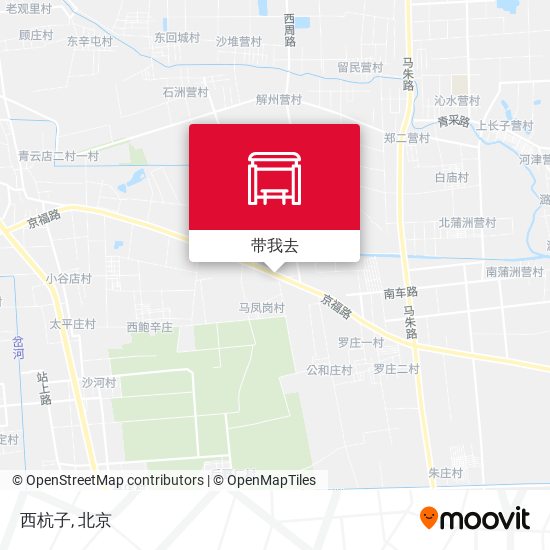西杭子地图