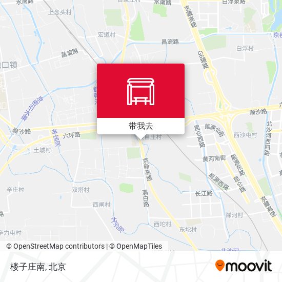 楼子庄南地图