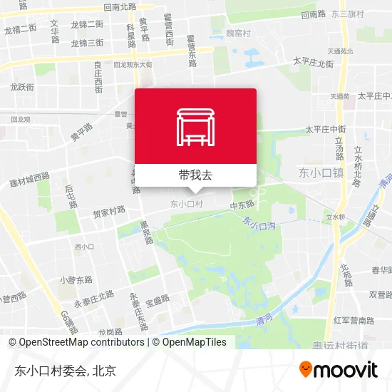 东小口村委会地图