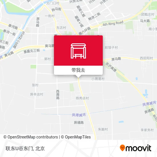 联东U谷东门地图