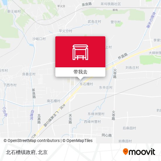 北石槽镇政府地图