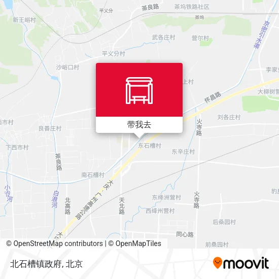北石槽镇政府地图