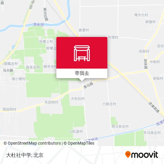 大杜社中学地图