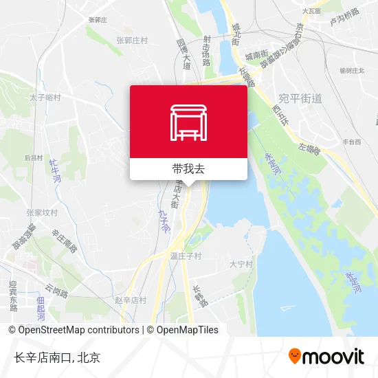 长辛店南口地图