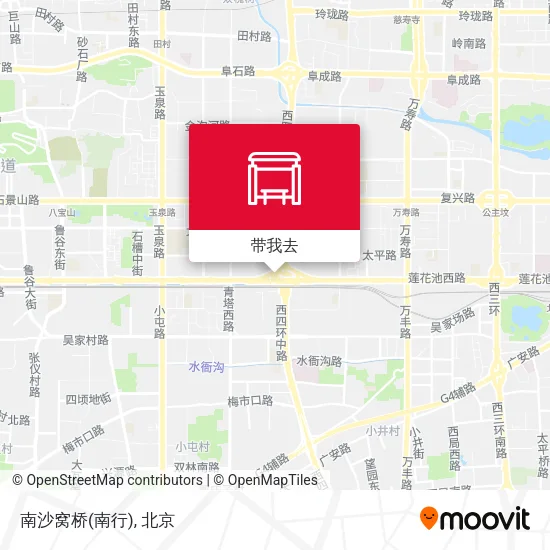 南沙窝桥(南行)地图