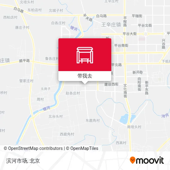 滨河市场地图