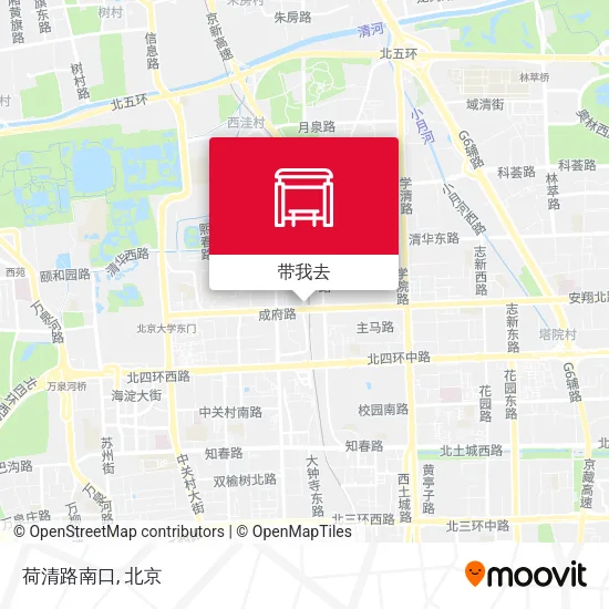 荷清路南口地图