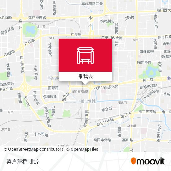 菜户营桥地图