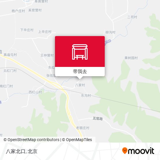 八家北口地图