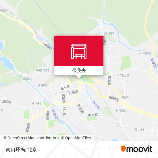 南口环岛地图