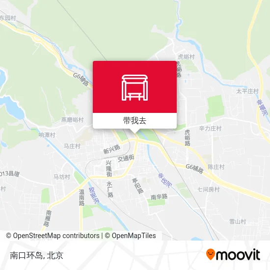 南口环岛地图
