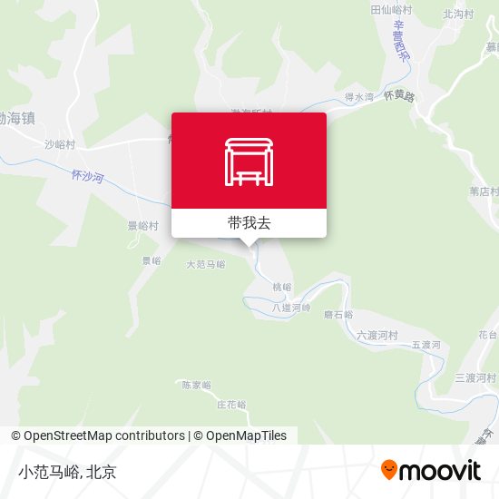 小范马峪地图