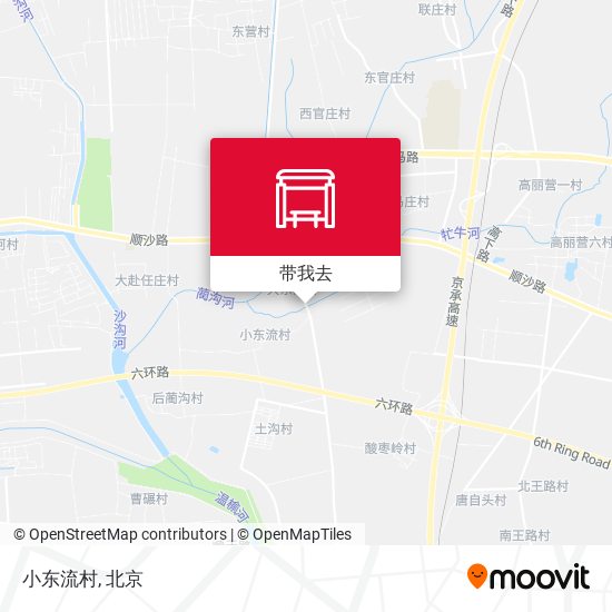 小东流村地图