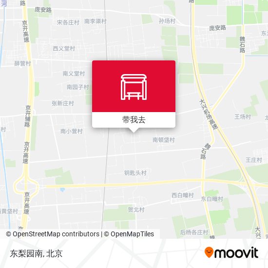 东梨园南地图