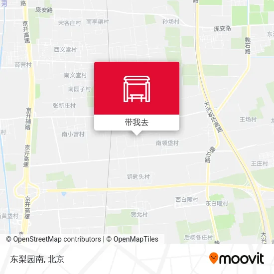 东梨园南地图