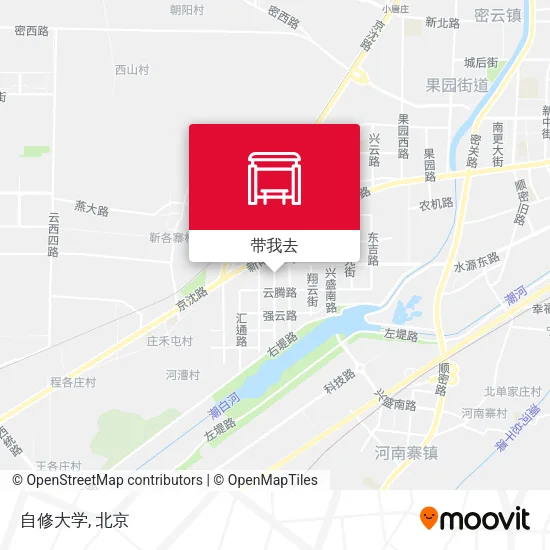 自修大学地图