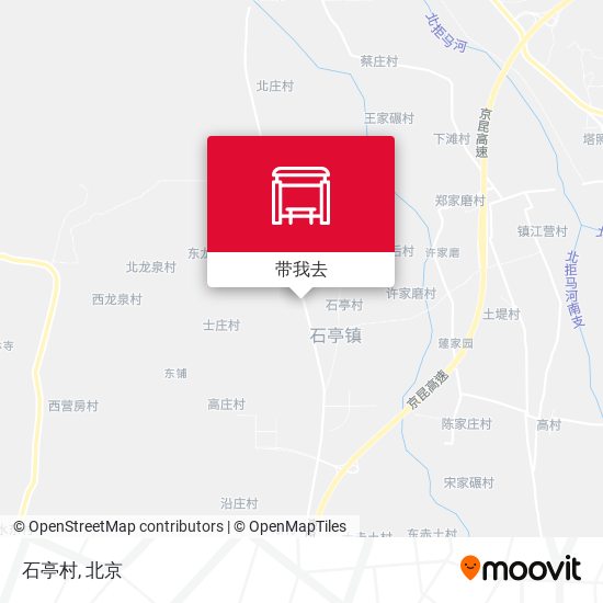 石亭村地图