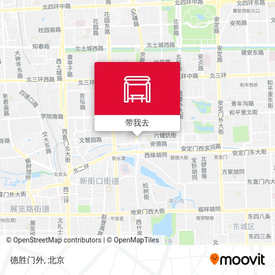 德胜门外地图